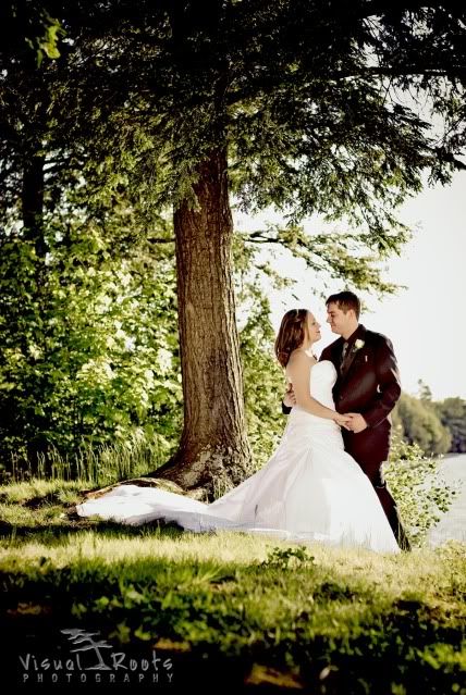 muskoka,bride & groom,outdoor