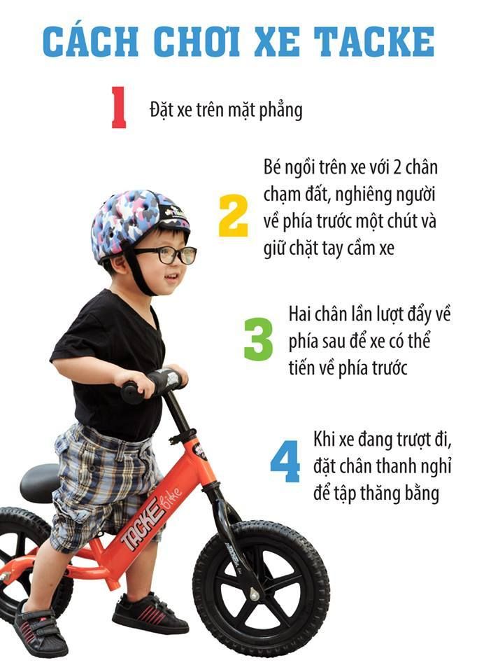 Tacke Bike - Xe Đạp Mini Thăng Bằng Không Bàn Đạp Dành Cho Trẻ Em (1,5 đến 06 tuổi) - 18