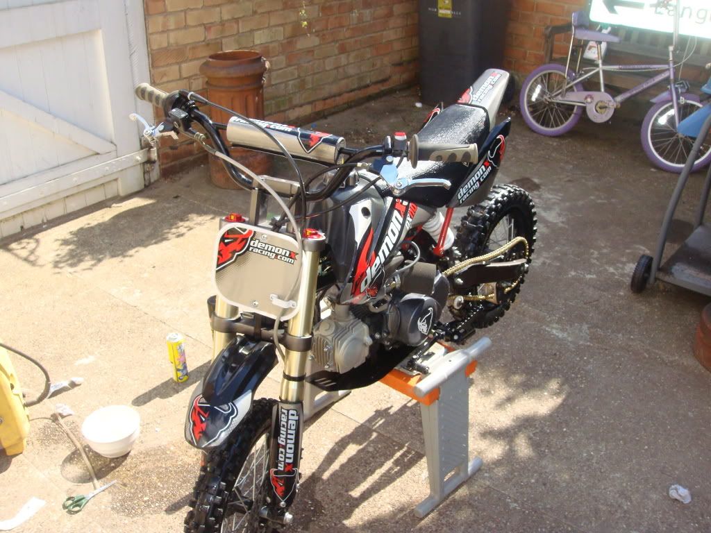 demon x 110 pit bike