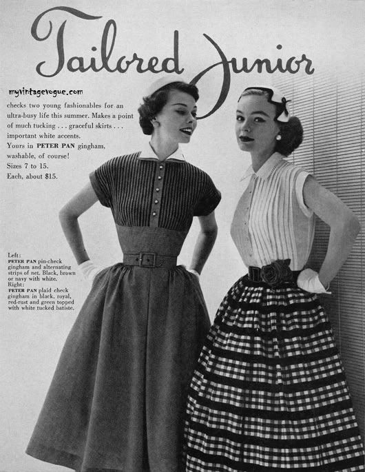 Vintage fashion photography advertisements 1920's 1960's