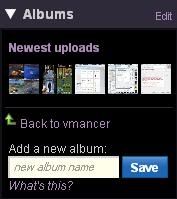album private dan album public