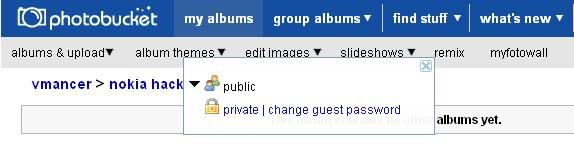 album private dan album public