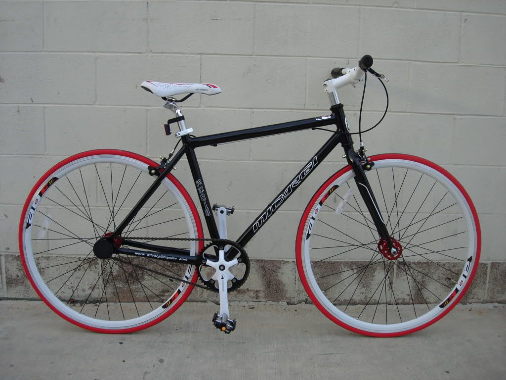 red and black fixie