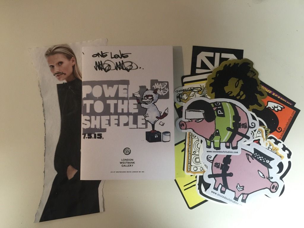 Stickers and Signed Program
