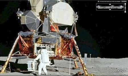 Apollo Mission On Google Moon