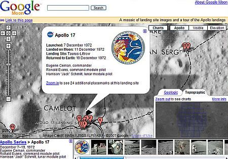 Google Moon in Google Earth