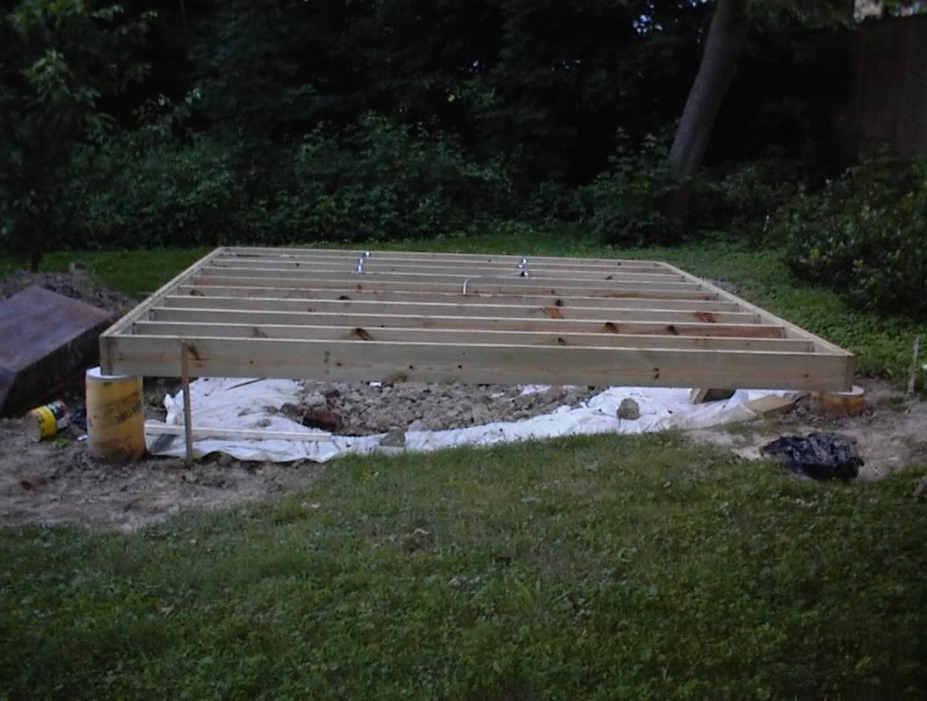 Building a shed on concrete piers - Ford Truck Enthusiasts Forums