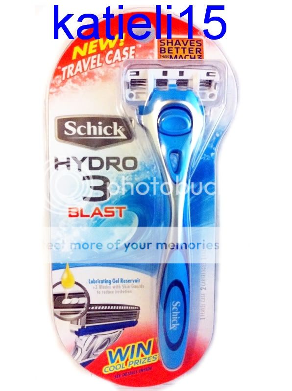   Schick Hydro 3 Blast Razor (with 2 cartridges + 1 travel case