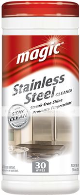 Magic Stainless Steel Chrome Cleaning Wipes Polish