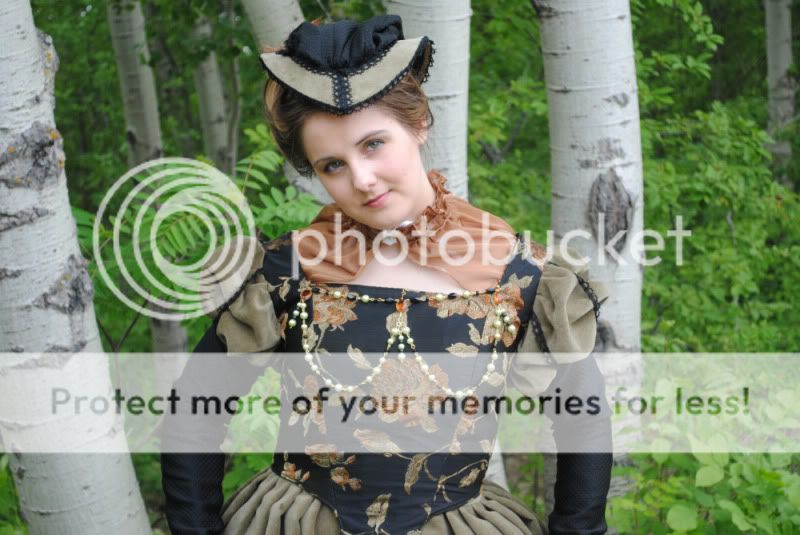   Shakespeare in Love Black Green Renaissance Dress gown costume  